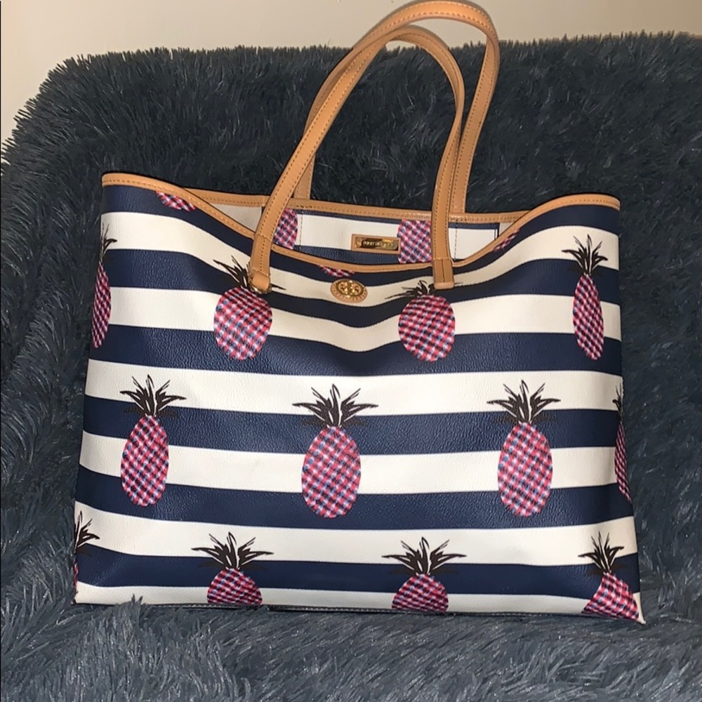 Tory Burch pineapple kerrington tote - Picture 1 of 3